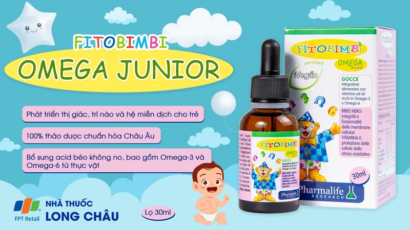 00030055 BANNER Dung dich Fitobimbi Omega Junior Gocce ho tro phat trien nao bo tot cho mat 30ml c7b40a45d1